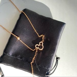 Swarovski mickey mouse necklace